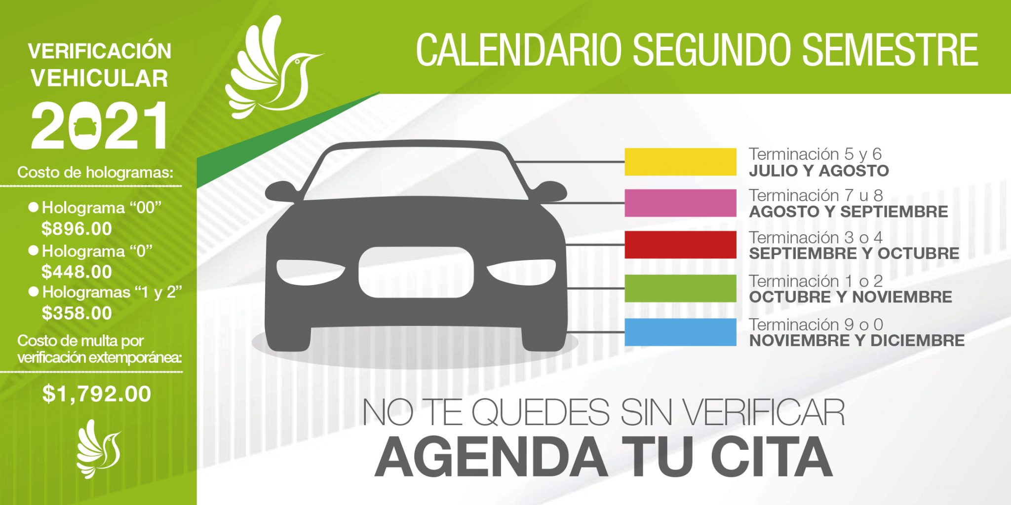 Verificación Vehicular En EDOMEX: Calendario - Trámites México